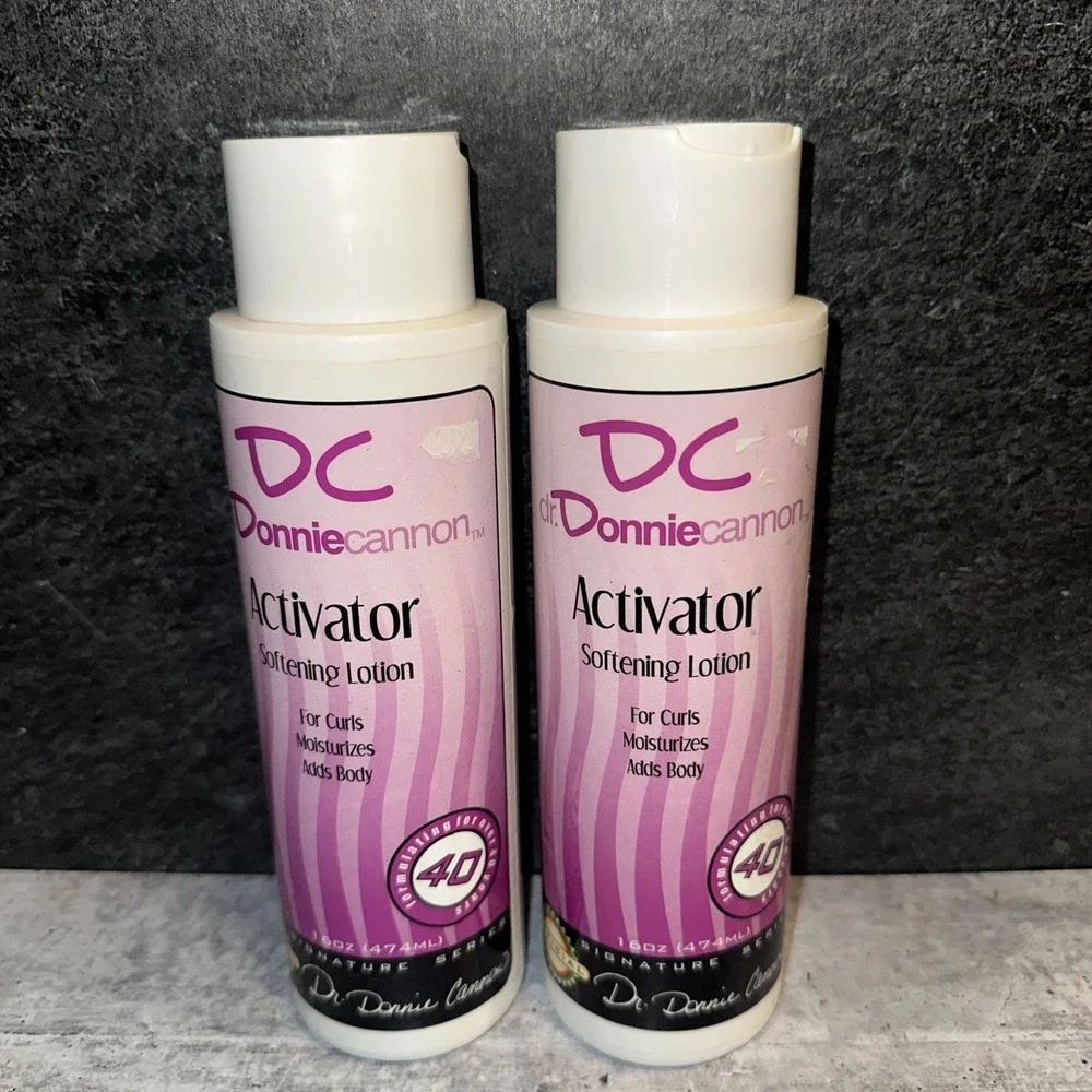 2 Lot Dr. DonnieCannon Activator Softening Lotion 16 oz Donnie Cannon
